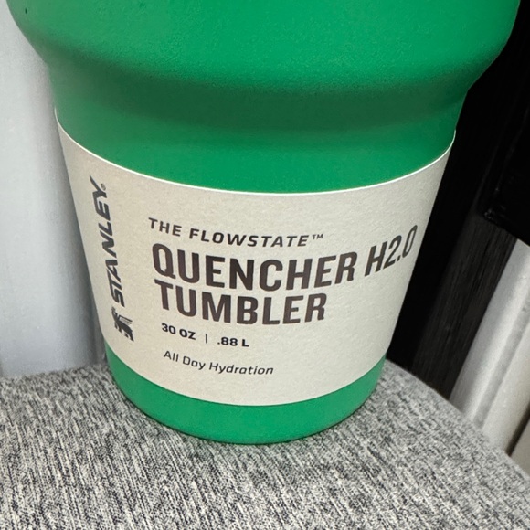 Stanley Quencher H2.0 Tumbler 30oz in Vibrant Green Color - Picture 2 of 5